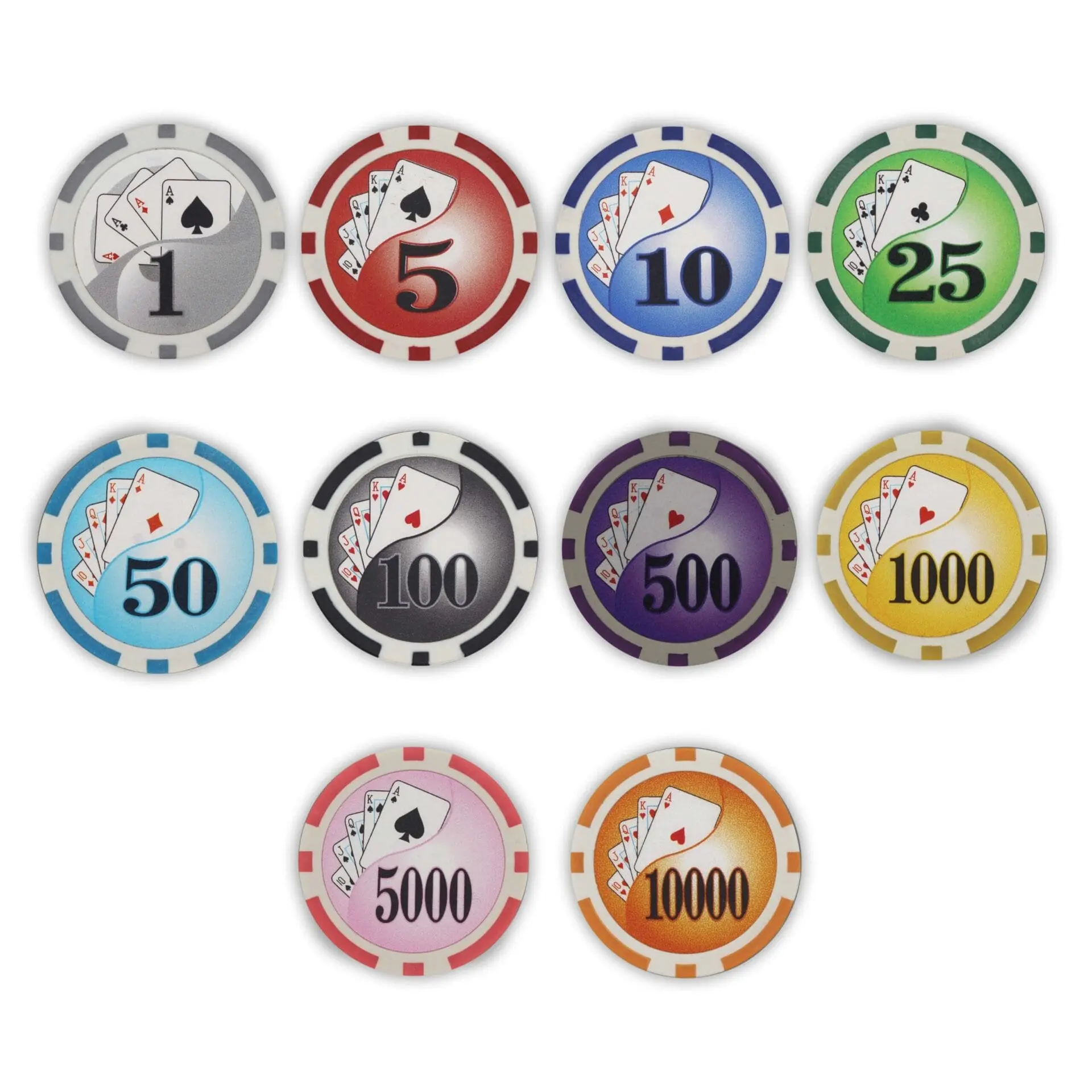 Yin Yang -11.5 Gram Poker Chips Yin Yang -11.5 Gram Poker Chips