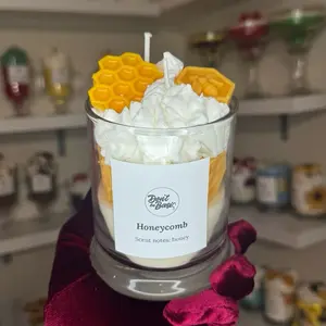 Honeycomb candle
