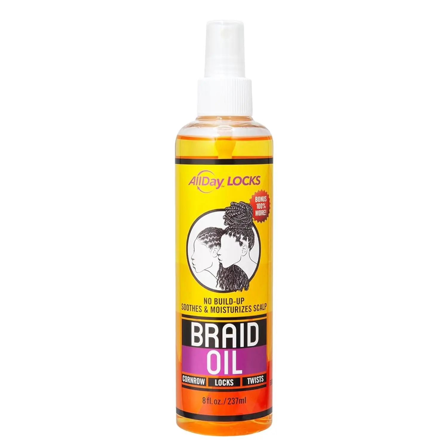 Shine Enhancing Hair Oil & Moisturizer, 360-Degree Spray Scalp Care for Soothing & Strengthening, 5 oz, Haircare, Scalp Oil, Daily, Braids Hairstyles, & Hair Oil Scalp Care