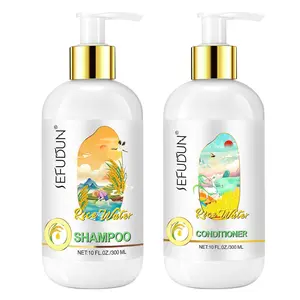 SEFUDUN Rice Water Shampoo and Conditioner, Unisex Hair Shampoo and Conditioner Set, 300ml Moisturizing Scalp Care