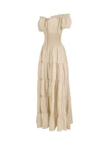 Renaissance women's dress, Irish Bohemian long dress, petticoat, medieval dress, pirate peasant dress, long women's dress, Halloween Gothic party costume 6531-D1, festival party masquerade, ball costume, accessories