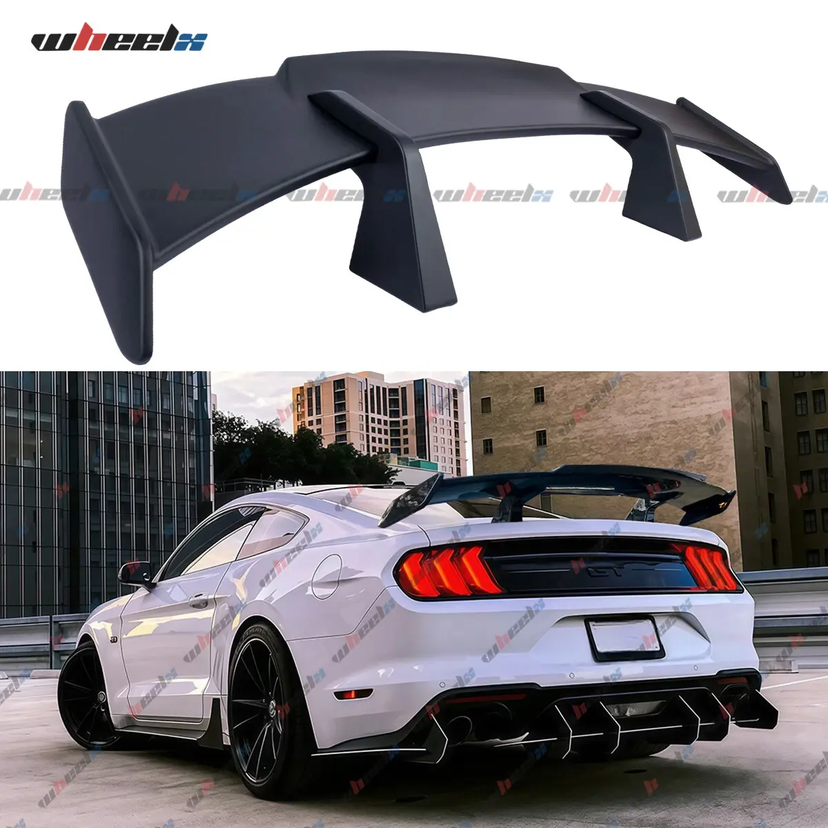58" MP Style Universal Trunk Spoiler, PRO Series Gloss Black Carbon Fiber , Fit Chevy, Ford Mustang, BMW, Mercedes-Benz, Dodge Charger, Audi, Honda Accord, Civic, Infiniti