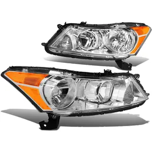 Fit For  2008-2012 Honda Accord Sedan 4-Door LX LX-P HFP EX EX-L  Headlamp Replacement Driver and Passenger Side, 33100TA0A01 33150TA0A01 HO2502130 HO2503130