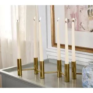 Mrs. H by Dee Hilfiger Set of (6) 10" Taper Candles with Gift Box