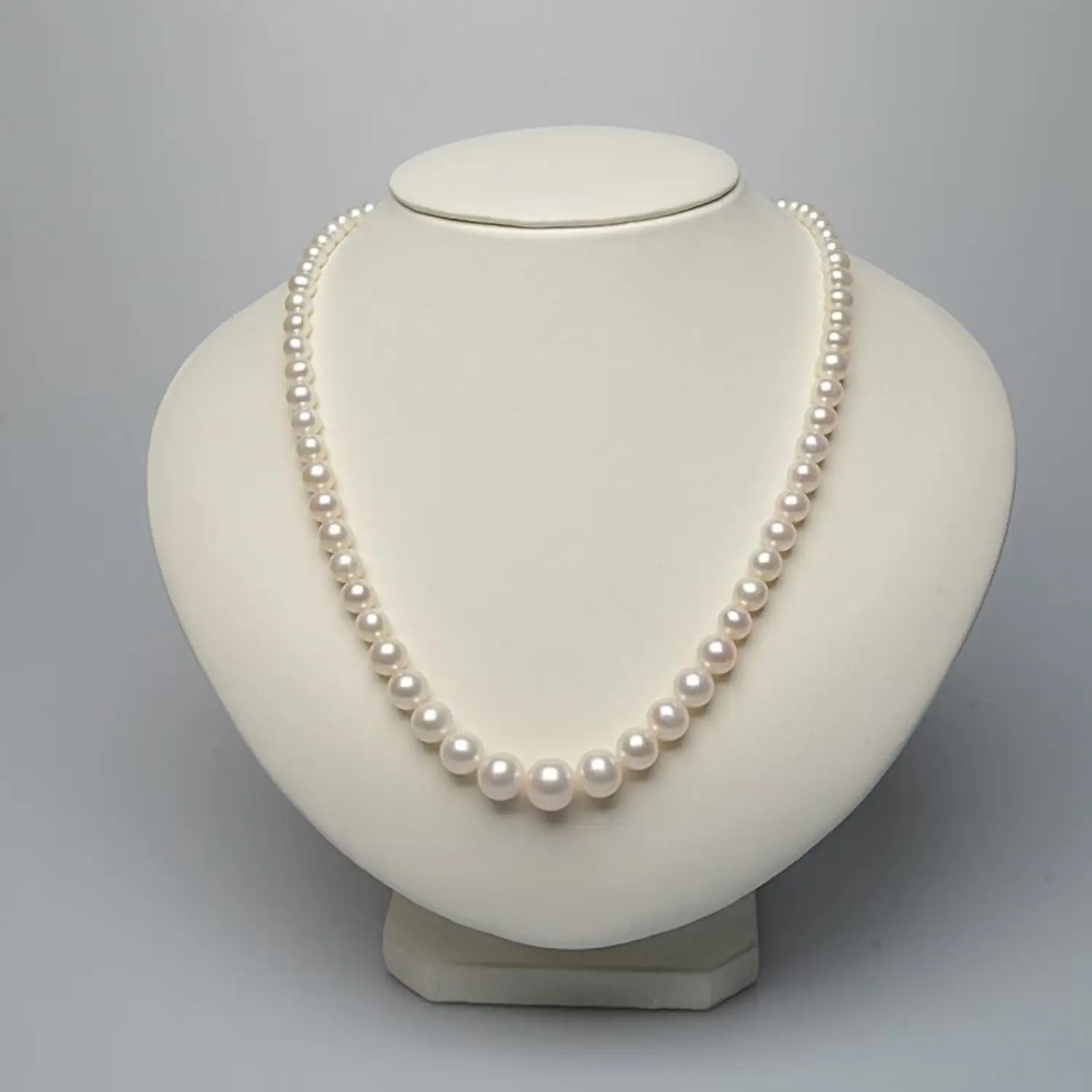 Smile Angel Natural Freshwater Pearls Jewelry Necklace & Bracelet,Near-Round Pearls, S925 Silver Adjustable Extension Chain, 18 inches | 20 inches, Birthday Gift, Valentine's Day Gift, Mother's Day Gift, Gift for Daughter set