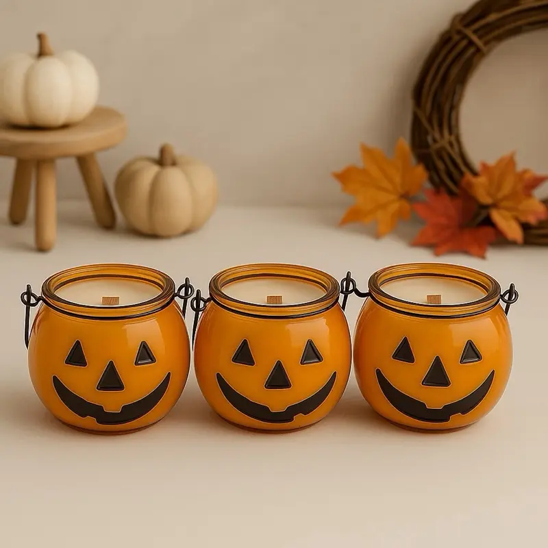 8oz Glass Pumpkin Canteen - Pumpkin Spice + Vanilla Velvet