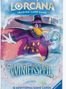 Disney Lorcana Winterspell Booster Pack, Non-Sports Trading Card Collectible with 12 Cards