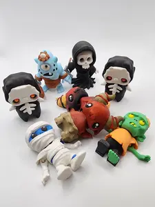 Spooky Halloween Figures| 3D Printed Articulating Flexi Fidget
