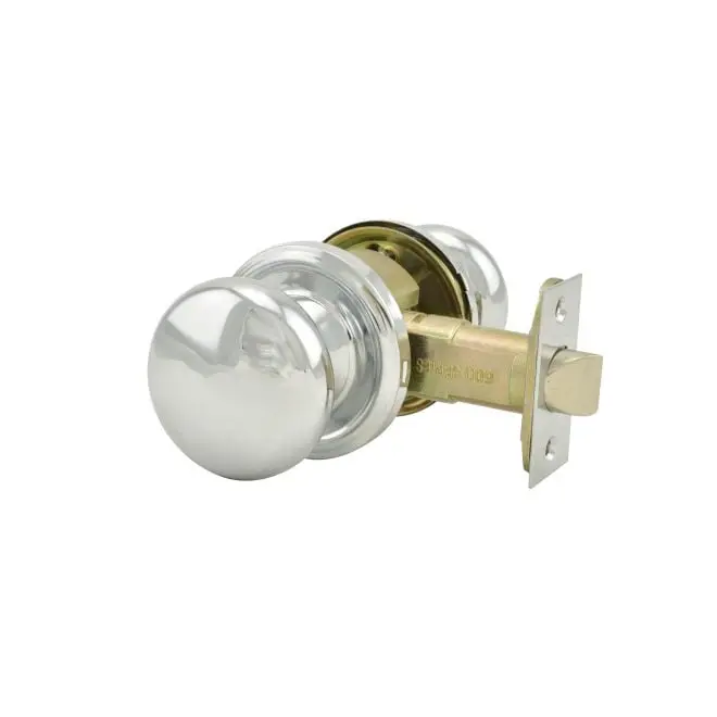 Weslock 00610I6I6SL20 Impresa Privacy Lock with Adjustable Latch, Full Lip Strike, Brass Lock Latches & Bolts, Door Handles, Concealed Installation Screws, Bright Chrome