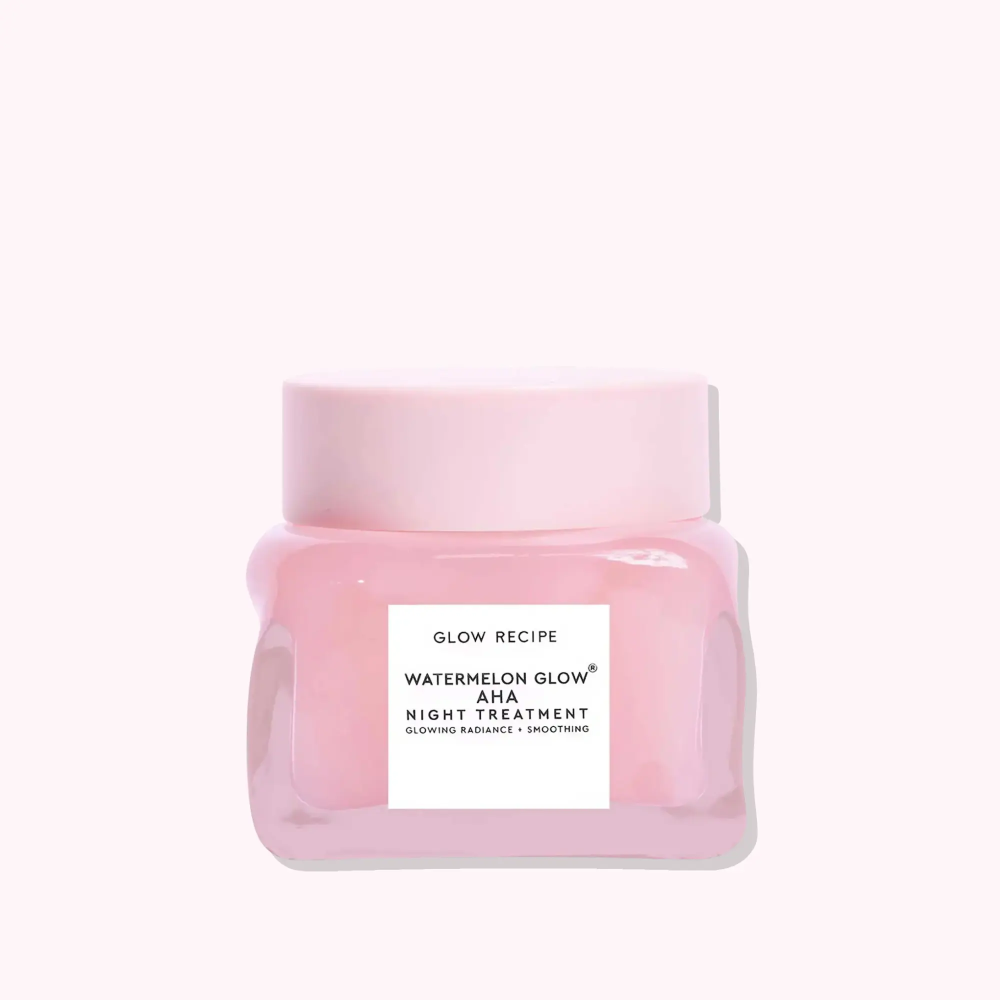 Glow Recipe Watermelon Glow AHA Night Treatment, an Overnight Exfoliating Face Mask with Glycolic & Hyaluronic Acid for Smooth, Firm, Radiant Skin, Vegan