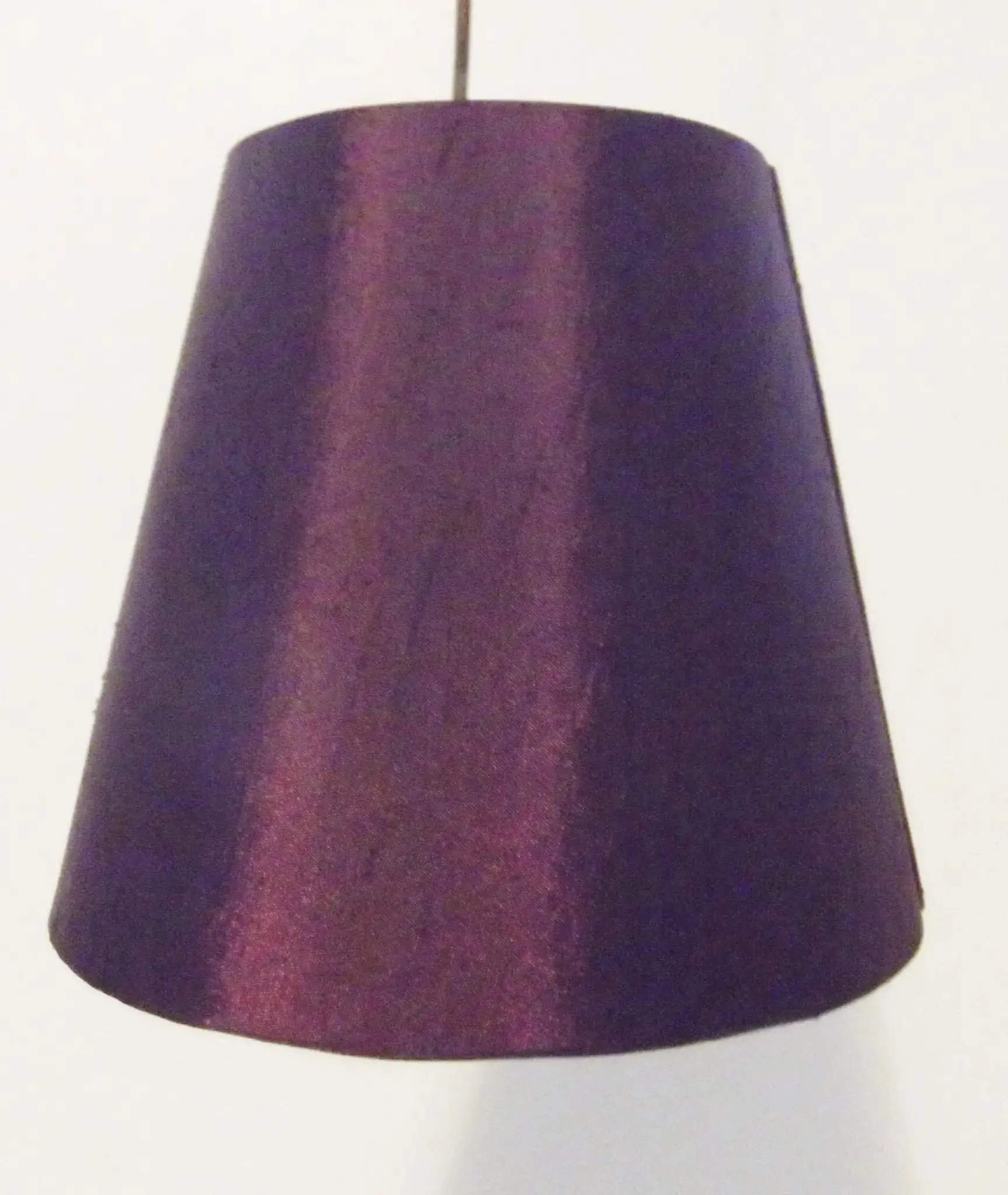 34406 Burgundy Brown Clip-On Chandelier Shade