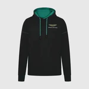 Aston Martin F1 Lifestyle Logo Hoodie - Black/Green