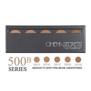 Med-Deep Pink-Beige Undertones, 500B Series, Ultimate Foundation 5-IN-1 PRO Palette