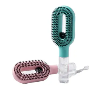 Holics Beauty AquaBrush Misting Hair Brush for Smooth and Shiny Hair Care Hydration