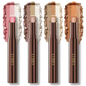 3-in-1 Waterproof Eyeshadow Stick, Glitter Gradient Long-Lasting Lightweight Eye Makeup Pen, Makeup Products, Glittery Eyeshadow