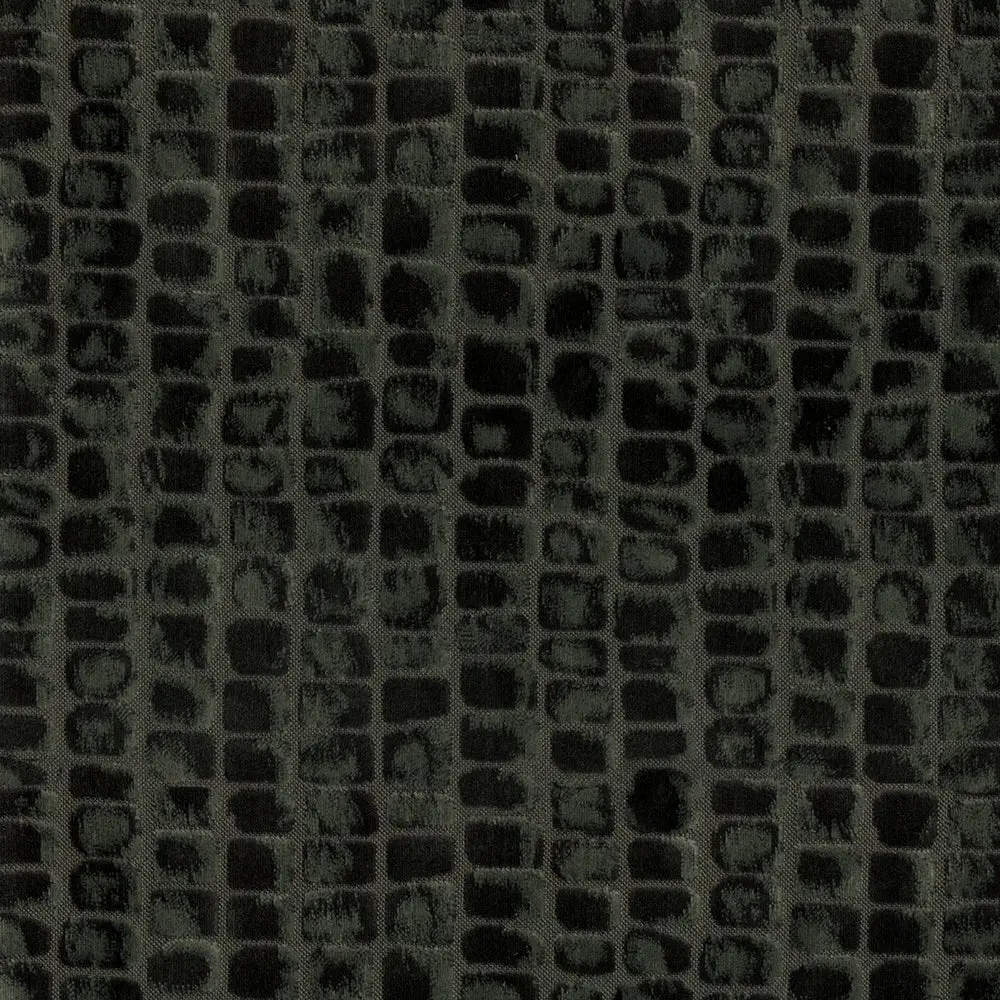 Crocodile Velvet Fabric — Embossed Reptile Texture — 100% Polyester — 54" Wide