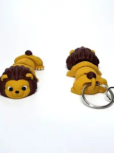 Lion Keychain for Clothing Accessories, Halloween Christmas Easter Valentine Thanksgiving Decorations, Fun Creative Holiday Gift Choice