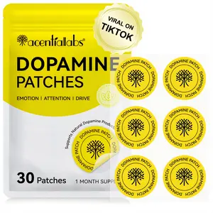 Acentiallabs Dopamine Patches – 30pcs | Boost Mood, Focus & Clarity | Supports Natural Dopamine, Gentle & Easy Daily Use