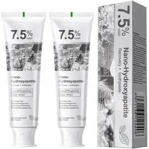 Nano Hydroxyapatite Toothpaste 7.5%25 nHAP – Enamel-Strengthening • Fluoride-Free • Natural Peppermint • Ideal for Sensitive Teeth whitening