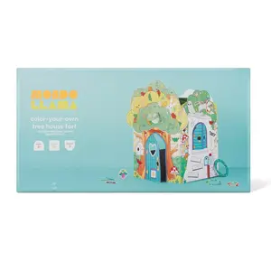Color-Your-Own Tree House Fort - Mondo Llama Color-Your-Own Tree House Fort - Mondo Llama