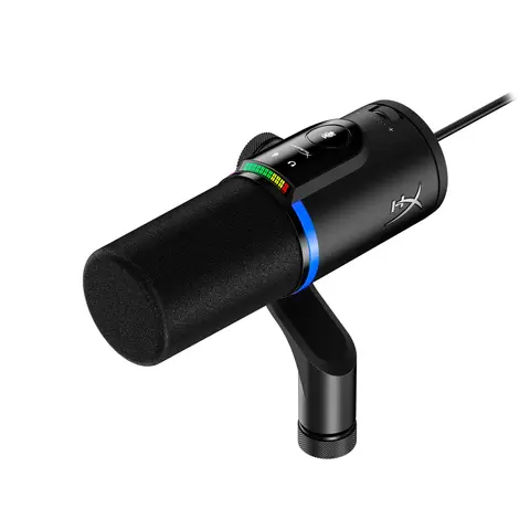 HyperX FlipCast Dynamic Microphone - XLR/USB, Broadcast-Quality Audio, Podcast Equipment, Audio Accessory, Computer Gaming Mic, Gaming Streaming Mic, Universal Mount for PC, MacOS, PlayStation, Nintendo Switch