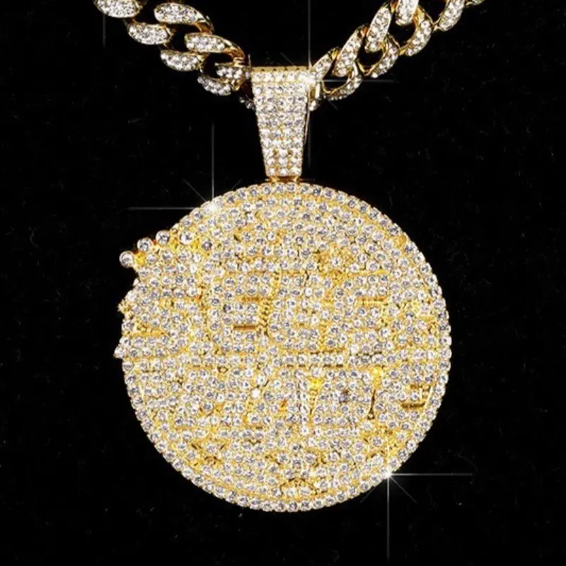 Golden Round Pendant