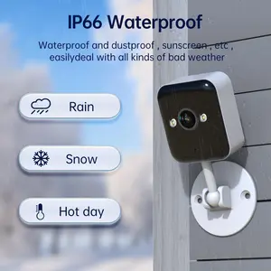 【JOOAN MINI WiFi 1080P FHD Security Camera】Waterproof Outdoor/Indoor, 1 Year Warranty, Can Still Monitor Without Network, Color Night Vision, Motion Detection, Two-Way Audio, BT/2.4G WiFi, Easy And Quick Installation, Suitable For Home And Outdoor Use