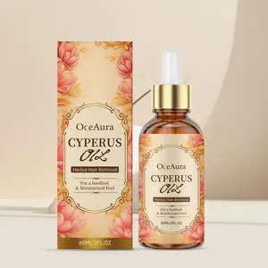 Cyperus Rotundus Hair Removal Oil 60ml – Natural Herbal Formula for Softer, Slower Hair Regrowth – Calming After Waxing & Shaving