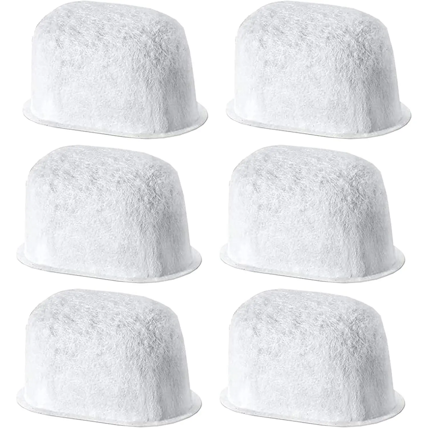 6-Pack Activated Charcoal Replacement Water Filters for Breville BWF100, BES870, BES810, BES990, BES980, BES920, BES900XL, BES870XL, BES860XL, BES840XL, BKC600XL - NSF Certified, NSF42 Certified, Micromesh, Highly Efficient Filtering Water