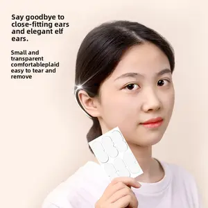 FaSoLa Elf Ear Stickers - Magic Stickers for Flat Ears to Transform into Protruding Ears, Fixing Stickers to Make Face Look Smaller, Correction Support Device