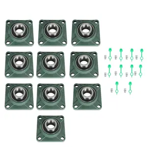 UCF 208-24 Pillow Block Flange Mounted Bearing 1-1/2" Bore 4 Bolt 10 Pcs