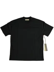 2022 Limo Black Crewneck T-shirt--Unisex, Oversized CleanFit Casual Minimal Streetwear Short Sleeve Tshirt Man