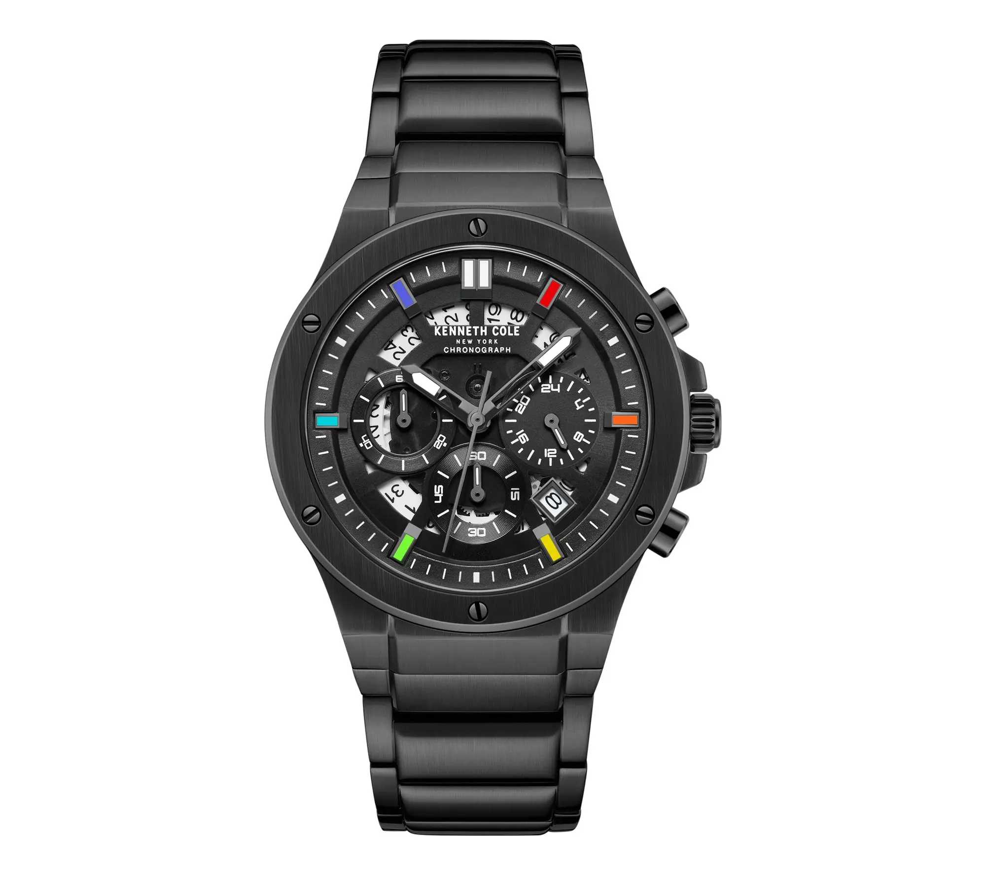 Kenneth Cole New York Men's Black Stainless Dress Sport Watch