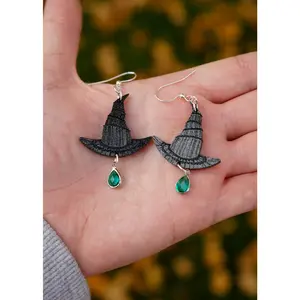 Wicked Witch Hat Earrings