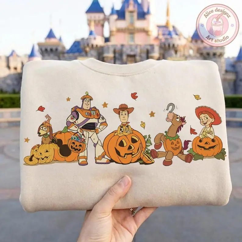 Retro ToyS Fall vibes shirt, Autumn Pumpkin season WDW trip Tee