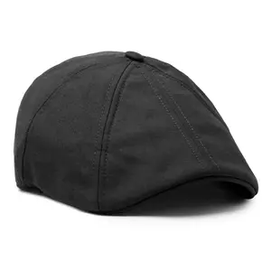 The Caddy Boston Scally Cap - Black