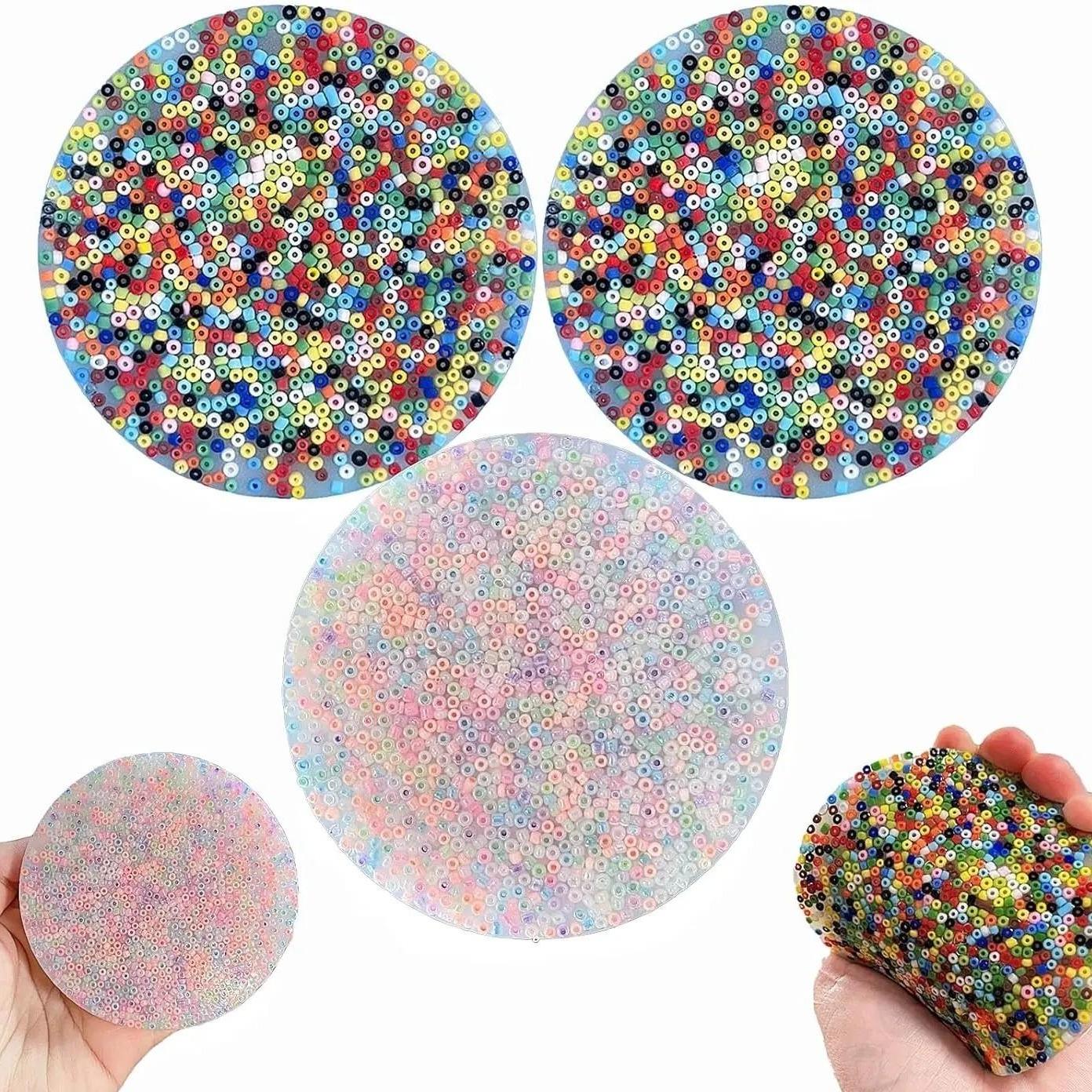 3pcs Non-Sticky Skin Picking Fidget Toys, Silicone Picking Sensory Pick Fidget Pad, Skin Picking Pocket Pads to Pick Dig and Peel for Dermatillomania ADHD OCD for Children and Adults