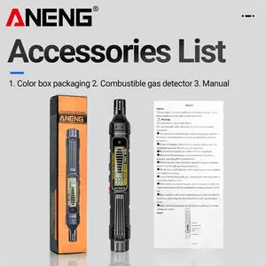 ANENG GN805 Portable Pen-Type Combustible Gas Detector - Adjustable Sensitivity, Audible Alarm, Essential Measuring Tool for Kitchen, Gas Line Leak Detection, DIY Father's Day Gift