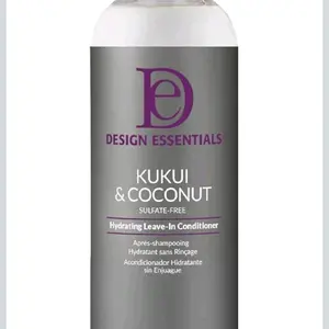 Design Essentials Kukui & Coconut Hydrating Leave-In Conditioner Sulfate-Free for Apres-Shampooing