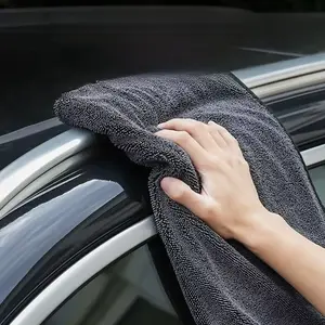 4 Pack Ultra Soft Super Absorbent Microfiber Cleaning Cloths, High Absorbent No Shedding, Scratch Resistant Multi-Purpose for Car Kitchen Bathroom