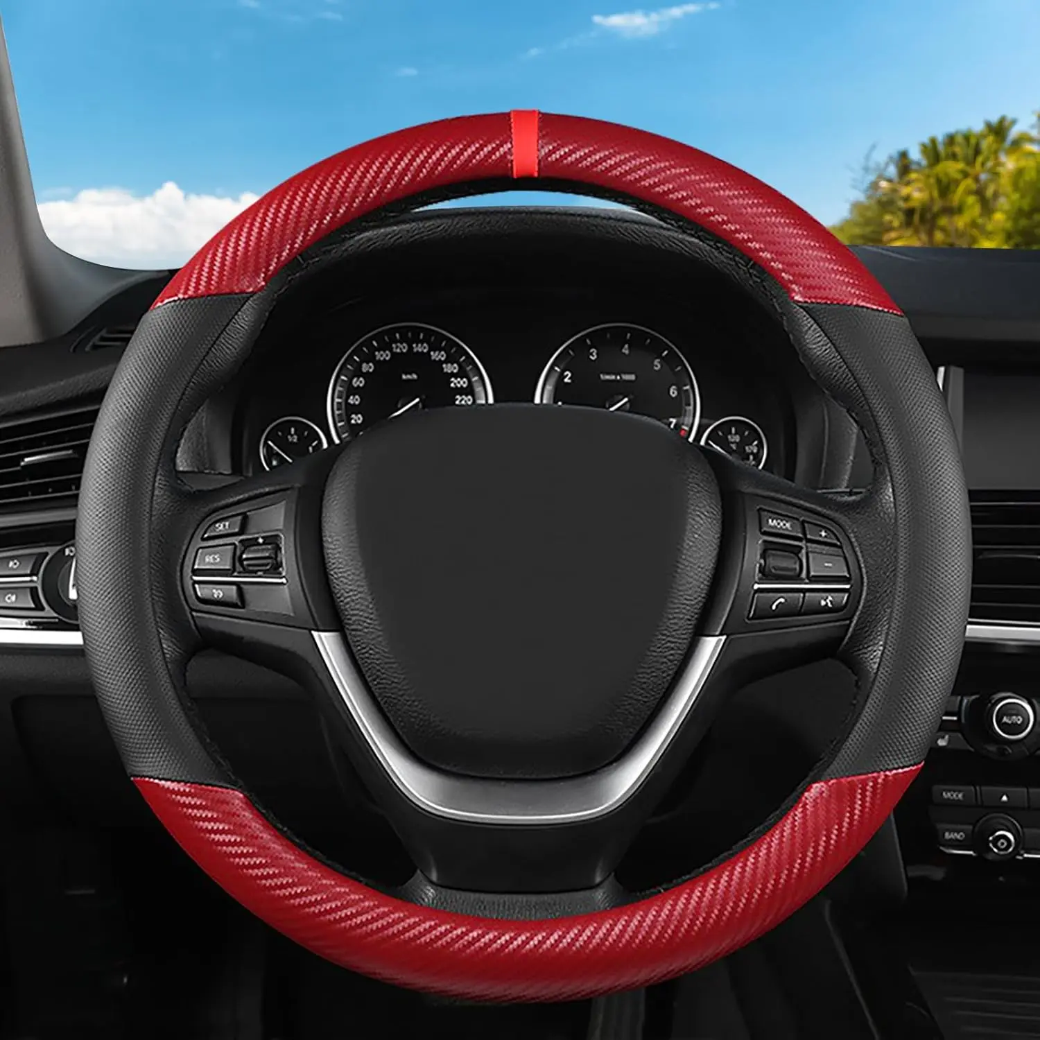 Carbon Fiber - Black & Red