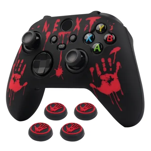 Soft Silicon Gamepad Joystick Cases for Xbox Series X S Controller Skin Cover Protector Protection Video Gamepad Accessories Gaming Console Accessories Silicone