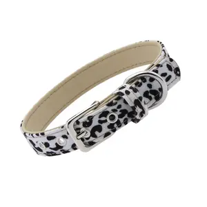 Trendy Leopard Pattern Adjustable Collar Necklace Soft Faux Jewelry Gift