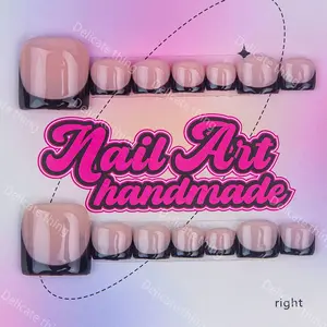 Delicate thing Y2K hand-made press-on toenails four sizes to choose from (XS/S/M/L) Suitable for beach vacations and sandy beaches