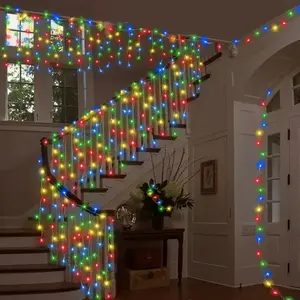 LED Icicle Light, USB Powered 4m/13ft String Light with 8 Modes, Decorative Light for Holiday Decorations, Parties, Weddings, Home, Bedroom, Yard, Patio, Ornaments