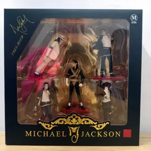 Michael Jackson Action Figure – Smooth Criminal Moonwalk Collectible Toy, MJ Thriller Pose Model for Desk, Shelf, Home Decor – Gift for Fans & Music Lovers, Holiday & Birthday Present