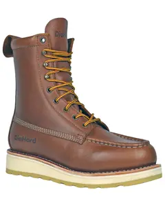 Die Hard Men's Men'S Malibu 8" Lace-Up Work Boot Moc Toe - Dh80420