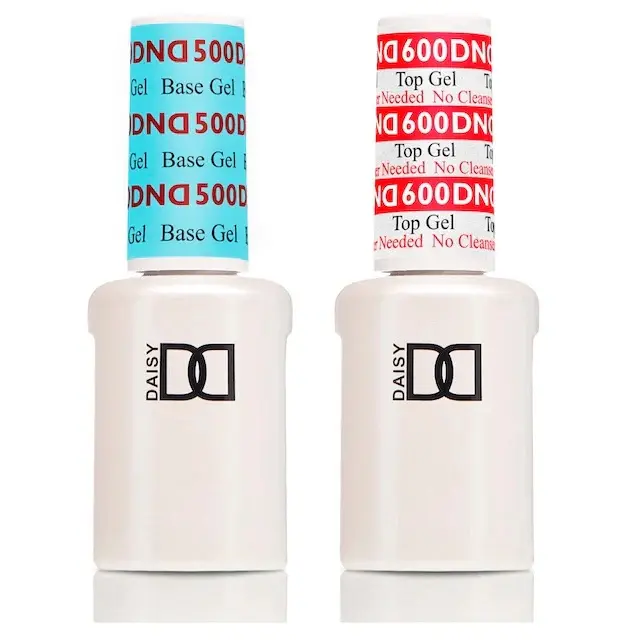 DND Base Coat #500 and Top Coat #600 No Cleanse