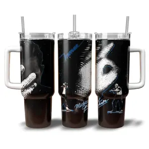 Drake ICEMAN 2026 20oz 40oz Tumbler - Michael Jackson Diamond Hand Ice Glove Graphic, New Album Stainless Steel Insulated Tumbler, Drake Rap Fan Gift