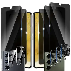 Entronix Privacy Screen Protector for Samsung Galaxy S25/S24/S23/S22/S21 Plus/Ultra - Multi-Pack, Camera Lens Protector, Smartphone Accessories Cover